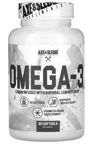 Axe & Sledge: Omega-3, 90 Softgels