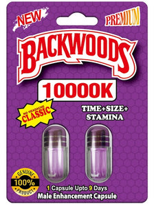 Backwoods 10000K Purple Male Enhancement Double Capsule