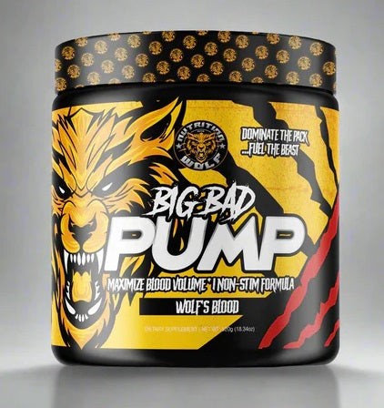 Wolf Nutrition: Big Bad Pump W/FREE Shaker Cup