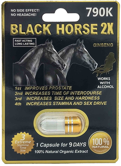 Black Horse 2X 790k Male Enhancement