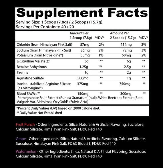 Insane Labz: Blood Bath, 40 Servings