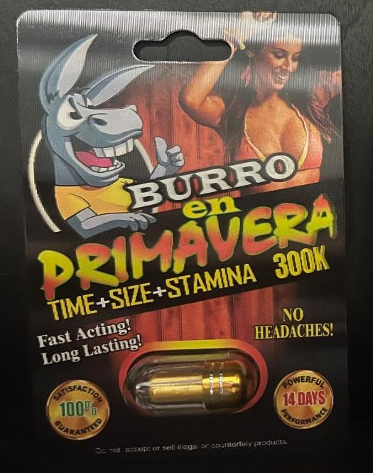 Burro en Primavera 300k Male Enhancement