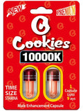 Cookies 10000K Red Male  Capsule