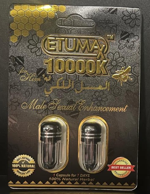 Etumax 10000k Male Enhancement Double Capsule