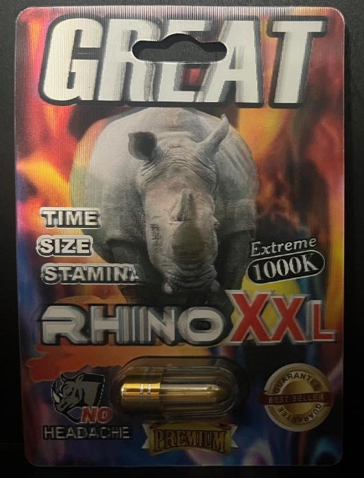 Rhino: Great Rhino XXL 1000K Extreme Male Enhancement