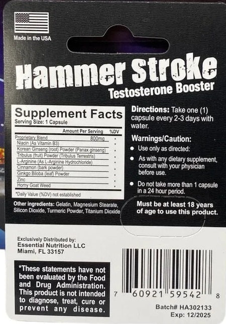 Hammer Stroke Male