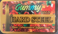 Hard Steel Gold Gummy Tin Case Male