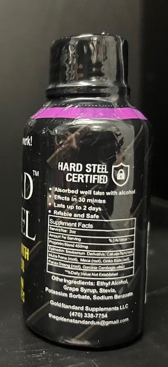 Hard Steel Purple Bottle Male  Shot