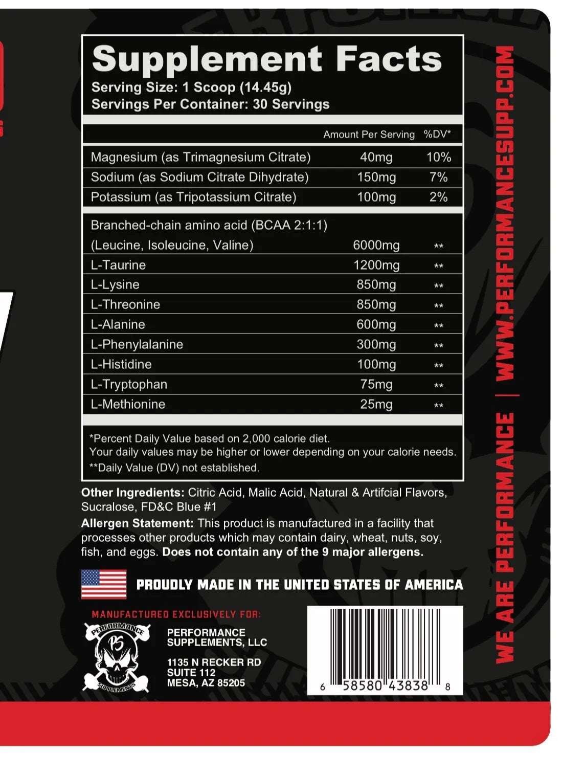 Performance Supplements: Intra-Grow