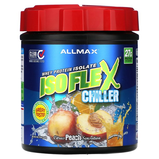 Allmax: IsoFlex Chiller 1lb Citrus Peach Sensation
