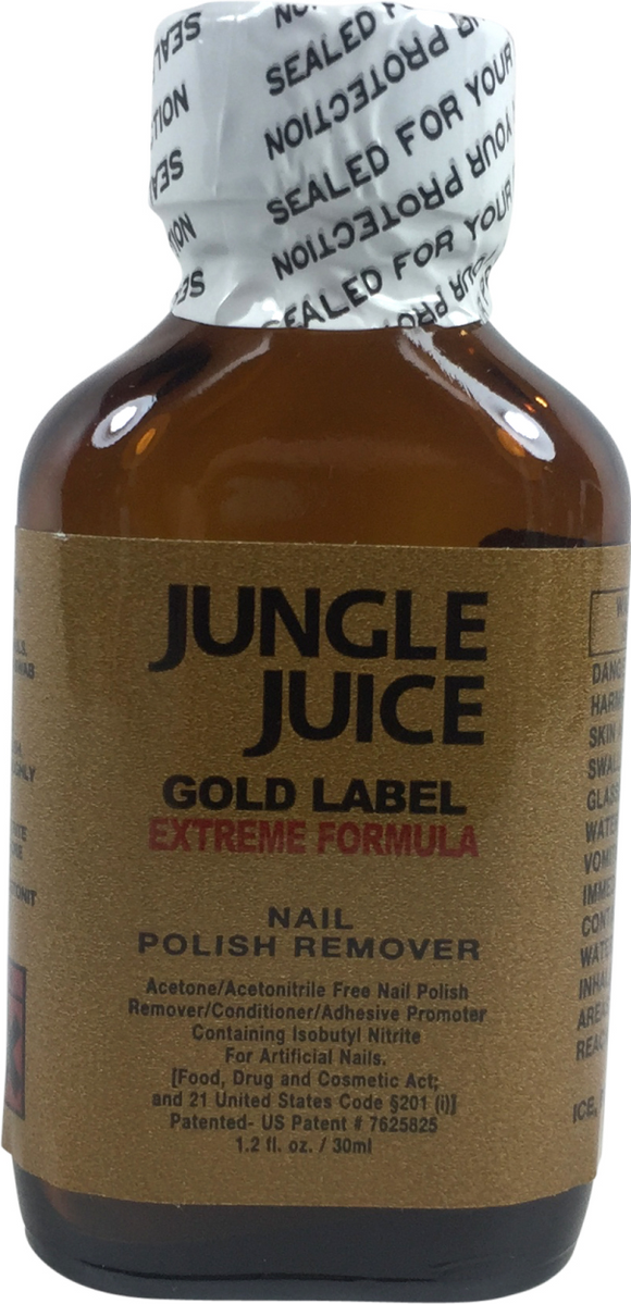 Jungle Juice Gold Nail Polish Remover, 30ml