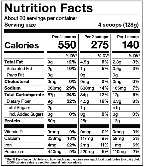 Nutrition Facts