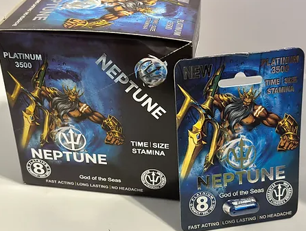 Neptune: Platinum 3500 Blue Male Enhancement