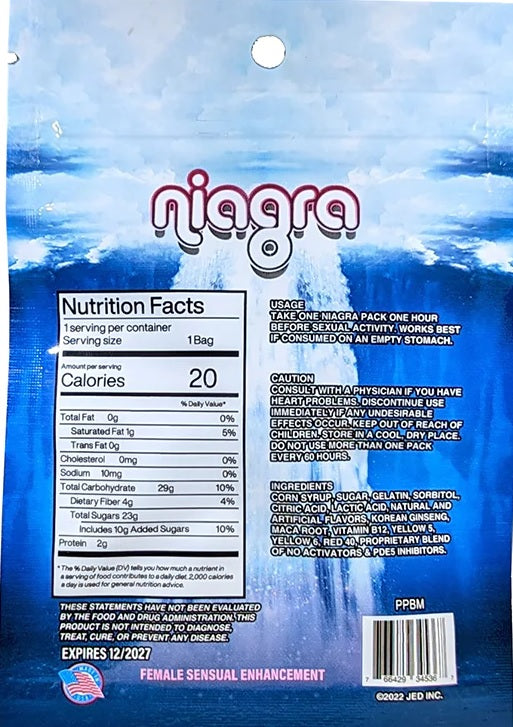 Niagra Female  Gummies