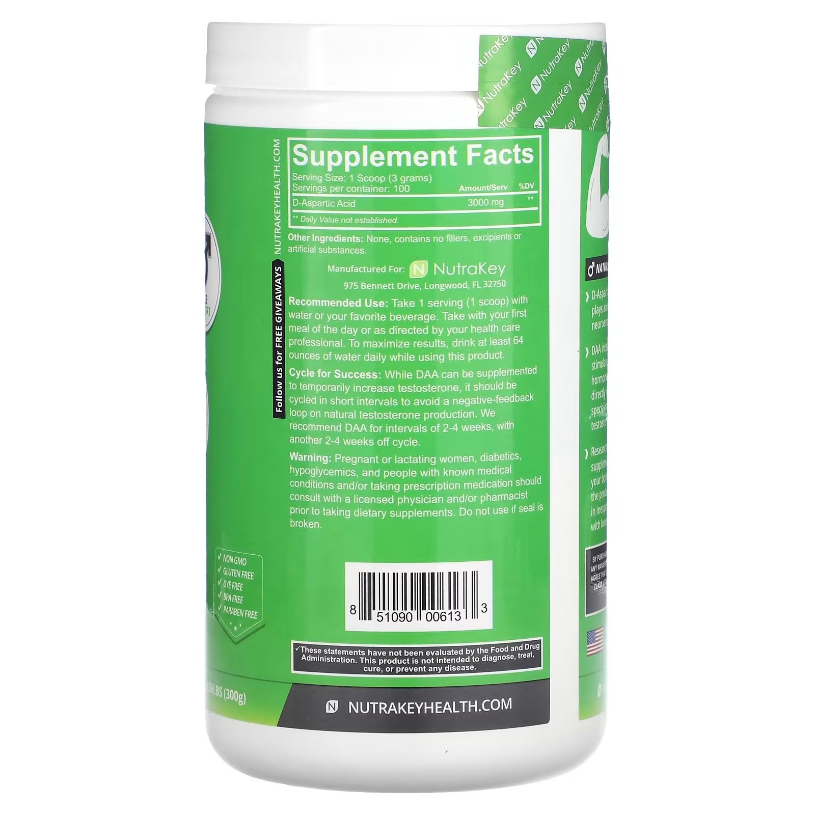 Nutrakey: DAA, 300g