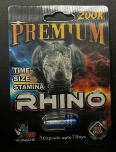 Rhino: Premium Rhino 200K Male Enhancement