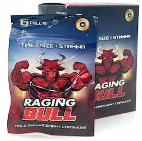 Raging Bull Male  6 Pill Pack