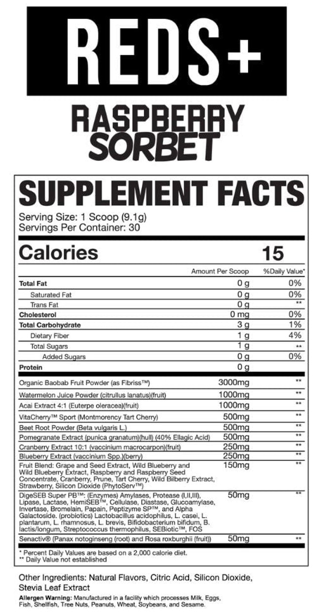 Axe & Sledge: Reds+ 30 Servings