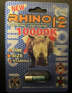 Rhino 12 10000K Male Enhancement