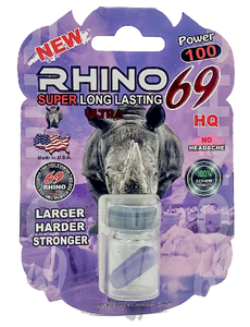 Rhino: 69 Power 100 Male Enhancement