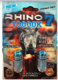 Rhino 7 10000k Male Enhancement Double Pack