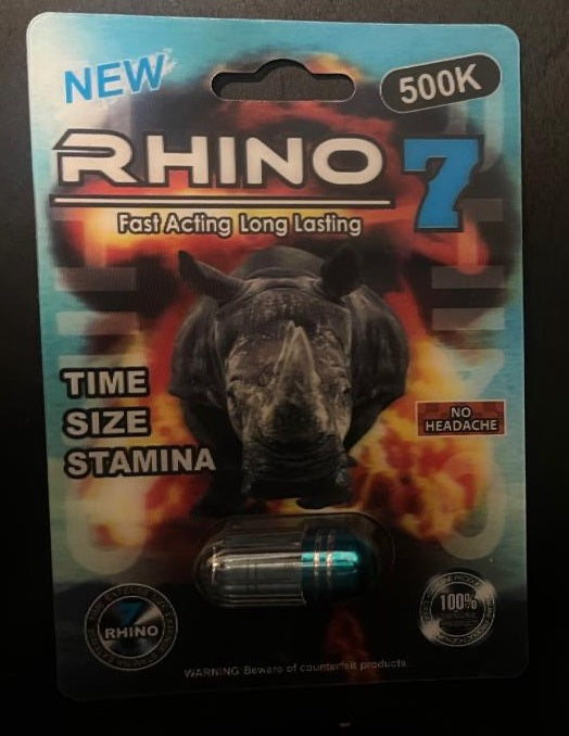 Rh1n0 7 Fast Acting Long Lasting 500K Male