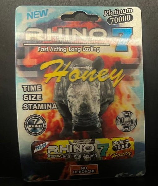 Rh1n0 7 Platinum 70000 Honey Packet
