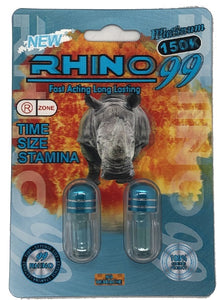 Rhino: 99 Platinum 150k Twin Pack Male Enhancement