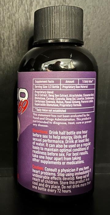 Rh1n0 69 Super Long Lasting Purple Shot