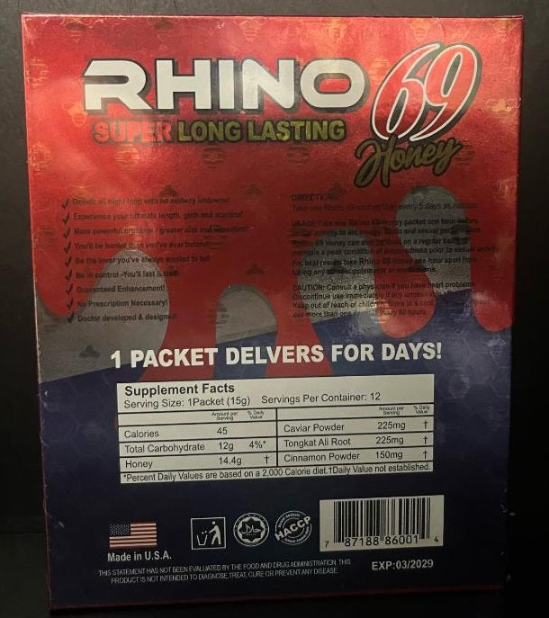 Rh1n0 69 Super Long Lasting Watermelon Honey