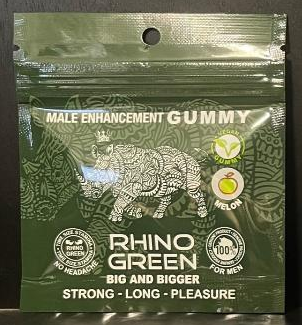 Rh1n0: Green Apple Gummy, Male