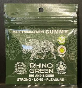 Rhino: Green Apple Gummy, Male Enhancement