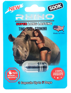 Rhino: Super Long Lasting 500k Blue