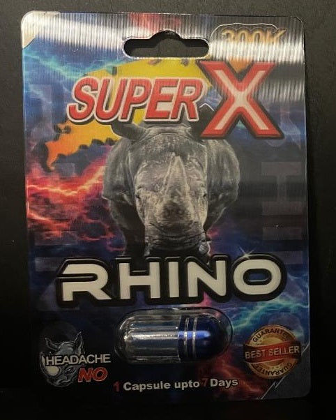 Rhino: Super X 300K Male Enhancement