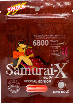 Samurai X: New Gold 6800 Male Enhancement