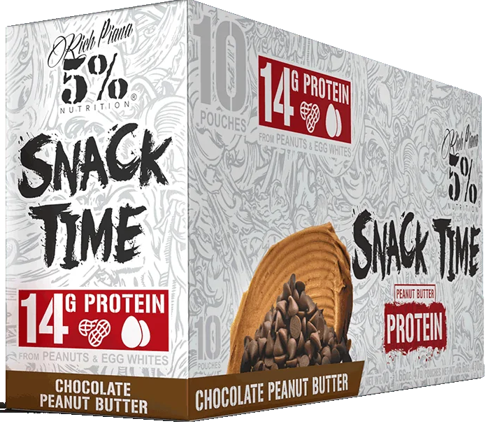 5% Nutrition: Snack Time, Chocolate Peanut Butter, 10 Pouches