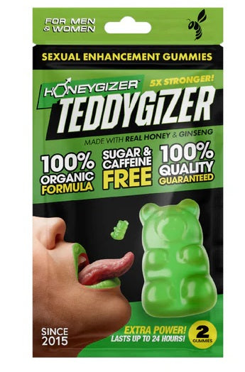 Teddygizer Gummy & Genseng Green Package