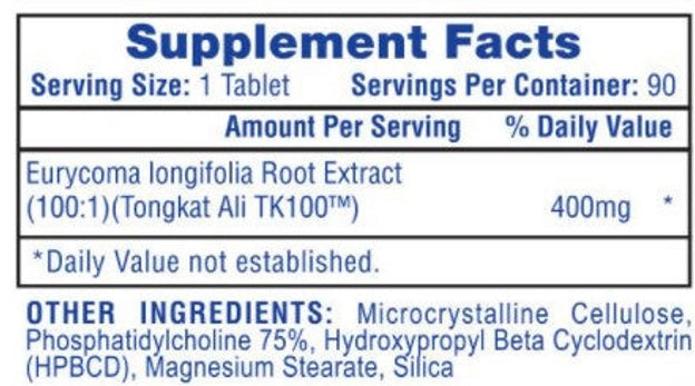 Hi-Tech: Tongkat Ali 100:1, 90 Tablets