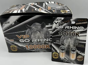 Rhino: VIP Go 10000k Male Enhancement Double Capsule