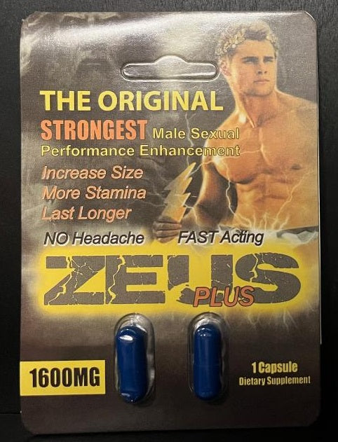 Zeus Plus Double Capsule Male – Lockout Supplements