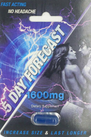 5 Day Forecast: 1600mg Male