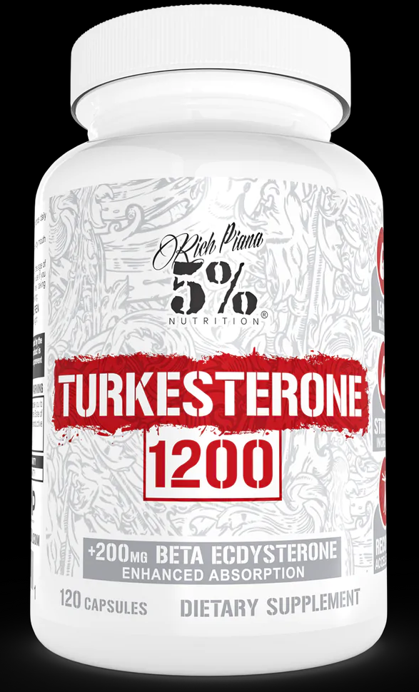 5% Nutrition: Turkesterone 1200, 120 Capsules