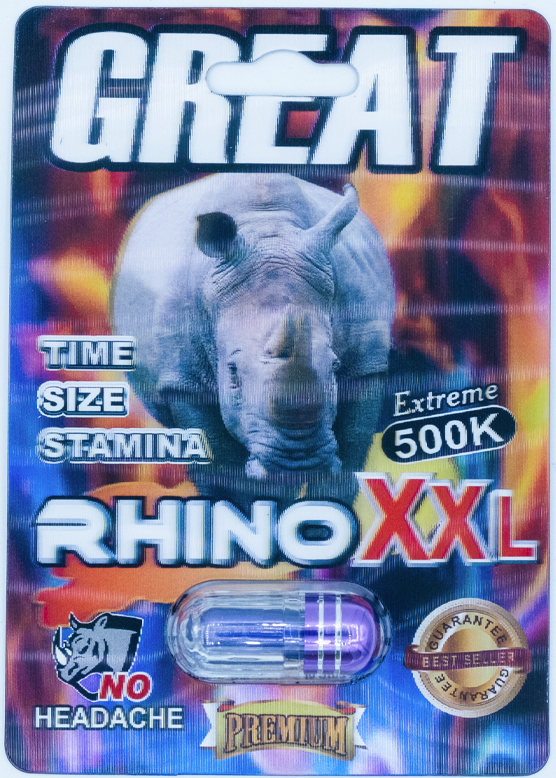 Rhino: Great Rhino XXL 500K Male Enhancement