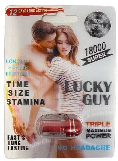 Lucky Guy: 18000 Super Male Enhancement