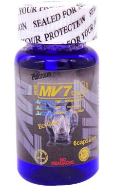 Rh1n0: MV7 Platinum, 6 Count Bottle