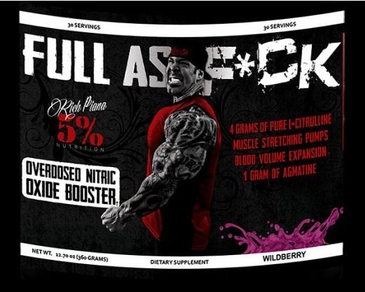 Full As F*ck Blue Raspberry by 5% Nutrition