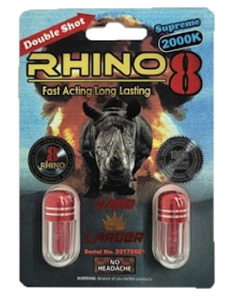 Rhino 8 Supreme 2000k Double Capsule