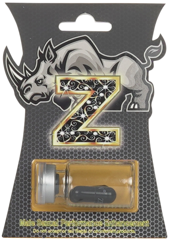 Rhino: Z Black Double Capsule, Male Enhancement