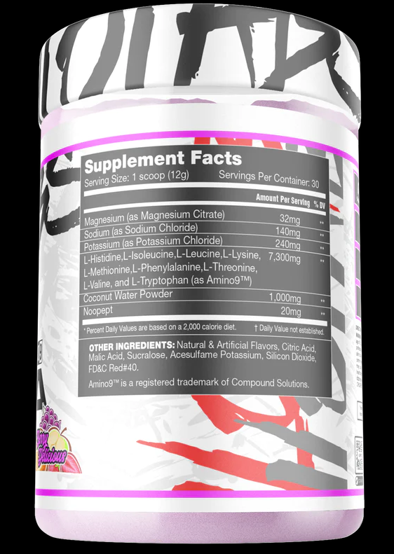 Kilo Labs: Amino 9 Hydra Supplement Facts