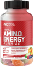 OPTIMUM: AMINO ENERGY GUMMIES, ASSORTED FLAVORS, 60 GUMMIES